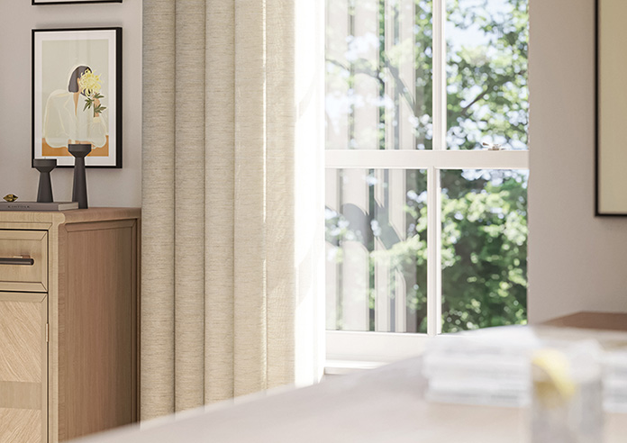 Sahara Voile, Metallic Sand - Made to Measure Curtains - Image 5